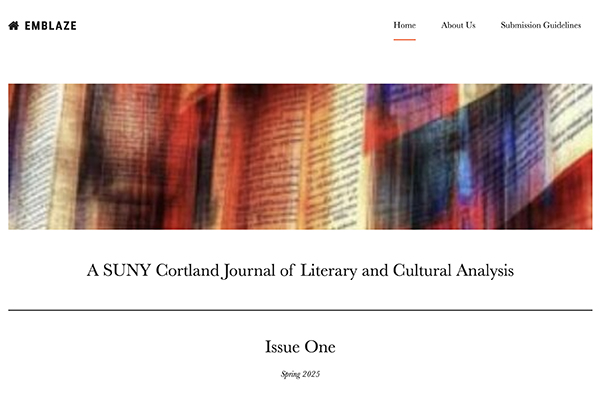 English majors ‘Emblaze’ new trail