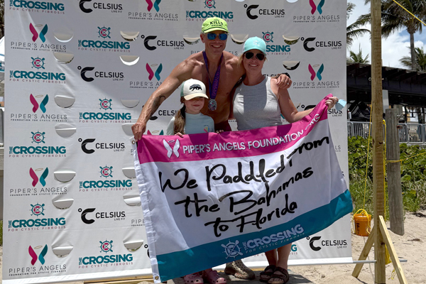 Men’s soccer coach paddleboards 80 miles to raise awareness for cystic fibrosis