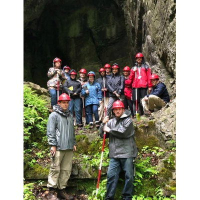 Jason's group at the Bat Cave