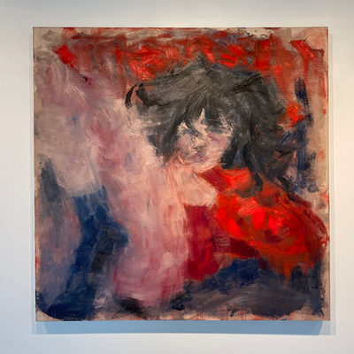 Kat McCormick, “worst thing i could do is disappoint you,” 2024. Oil on canvas