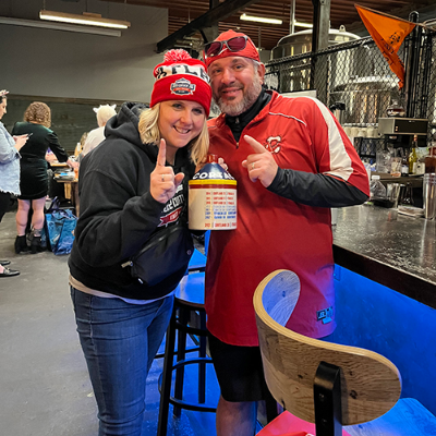 Longtime hosts Kristin and Tonee in Watertown