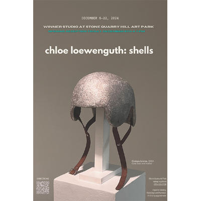 Postcard for "Chloe loewenguth: shells" exhibition