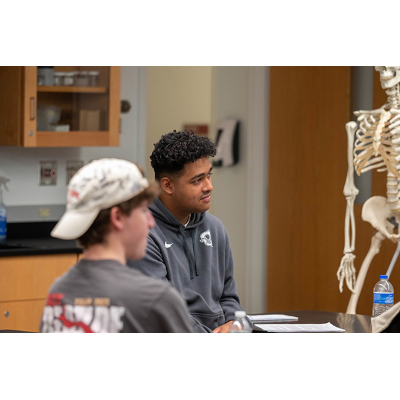 Two Lewis Stokes fellows learn the ropes in Bowers Hall