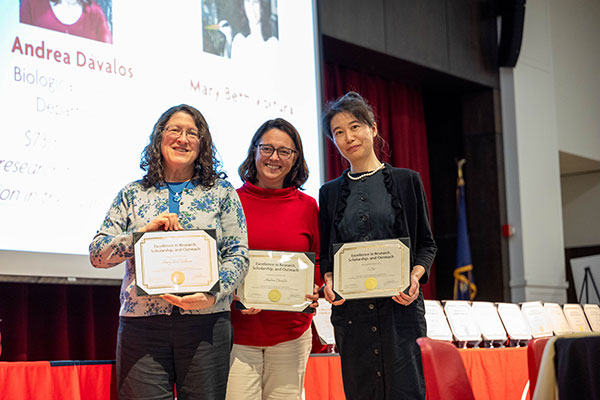 University recognizes teaching, research and service