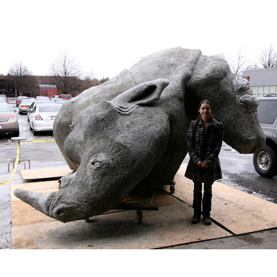 Rhino Sculpture
