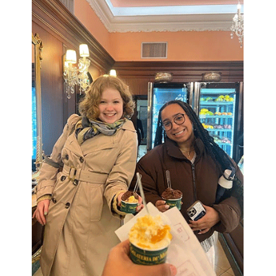 Honorable mention Lauren Stewart Gelato Florence, Italy