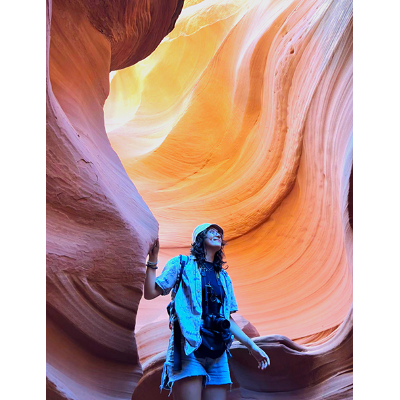 Capture the Moment, popular choice: Nadia Maestro-Page, “Never stop exploring” — Antelope Canyon, Arizona