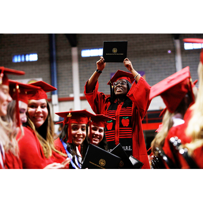 A future educator and C.U.R.E. Program graduate celebrates