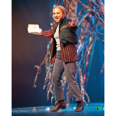 Rosalind singing and dancing