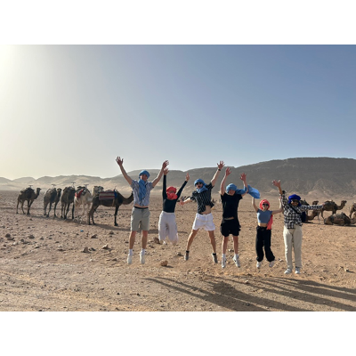 The Faces of Study Abroad, popular choice: Elizabeth Dudek, “Sandy Smiles” — Sahara Desert, Morocco