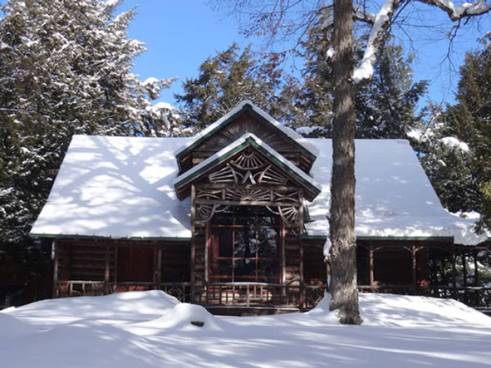 Metcalf Hall in Snow