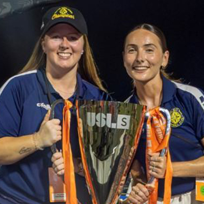  Zoe Leonard &rsquo;18 and Nicole Bellettiere &rsquo;22