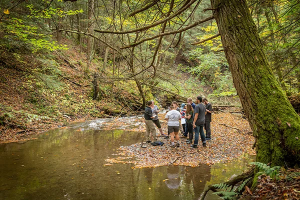Students at Hoxie Gorge
