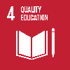 Quality Eductation graphic with book and pencil