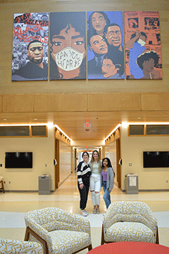 BLM panel with art students