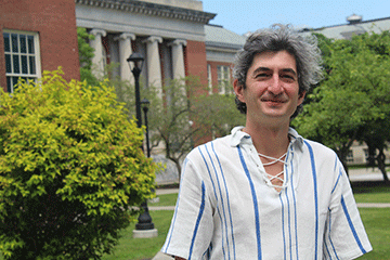 Alex Balas in Old Main 