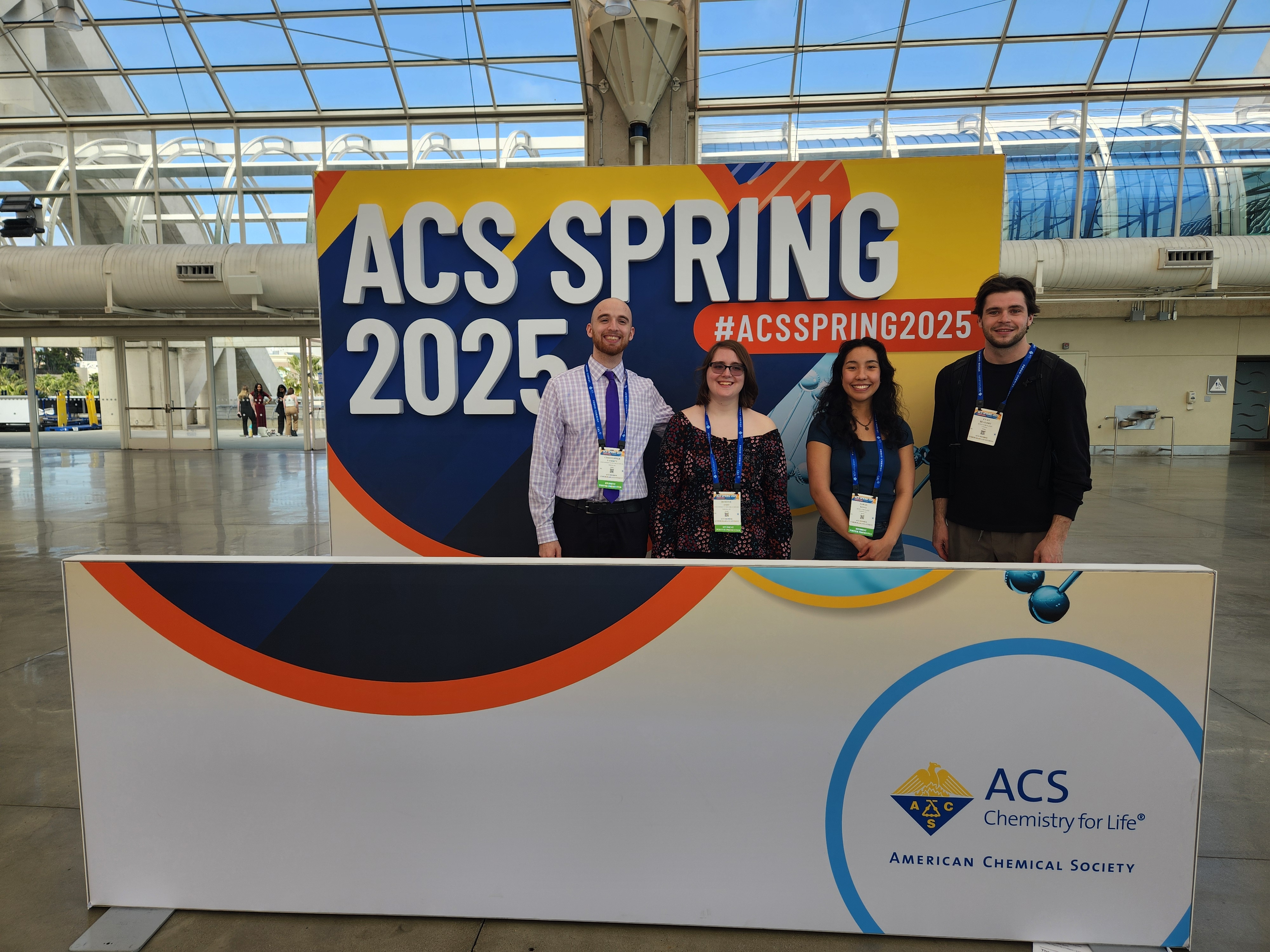 Students attending Spring 2025 ACS conference