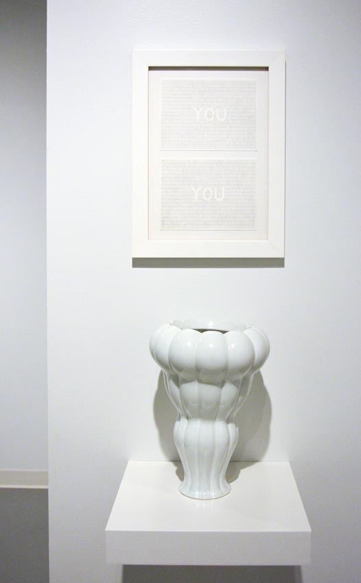 Work by Andrew Szobody  and Jan Čapek on display at the Dowd Gallery, SUNY Cortland, as part of the &ldquo;Artists as Collectors&rdquo; exhibition.  