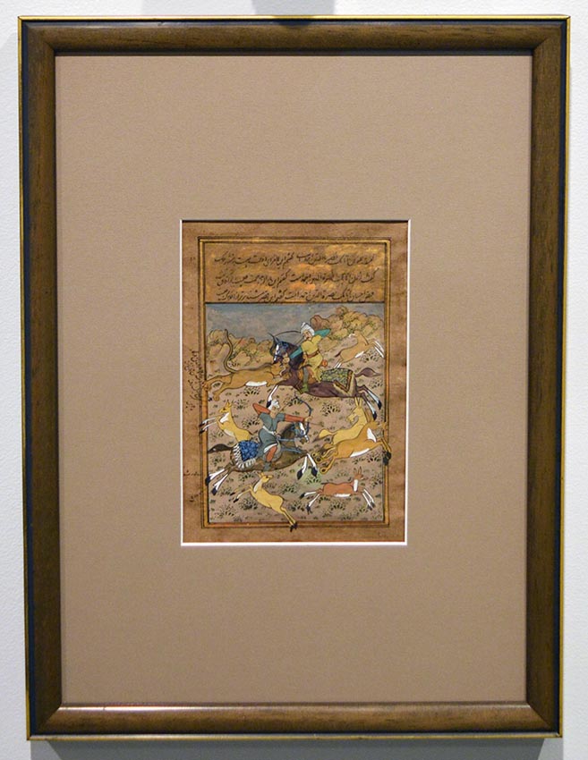 Work by Anonymous artist on display at the Dowd Gallery, SUNY Cortland, as part of the &ldquo;Artists as Collectors&rdquo; exhibition.  