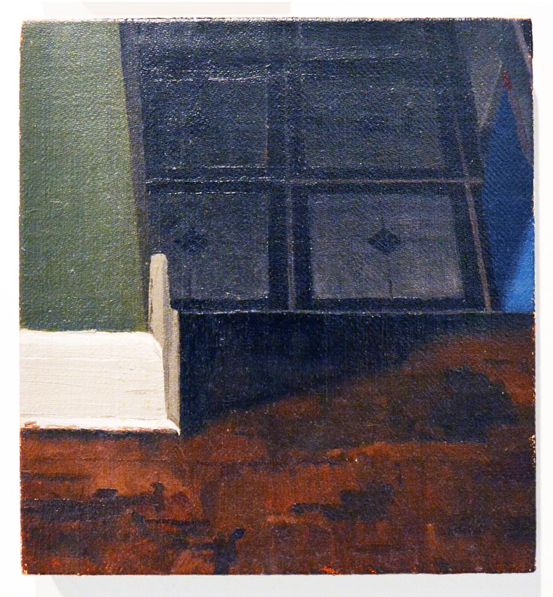 Work by Caleb Kortokrax on display at the Dowd Gallery, SUNY Cortland, as part of the &ldquo;Artists as Collectors&rdquo; exhibition.   