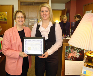 Melissa Houlding and Deborah Glick