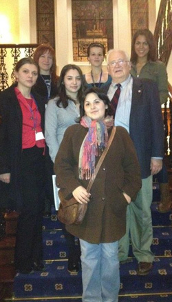 Cortland/Romanian contingent