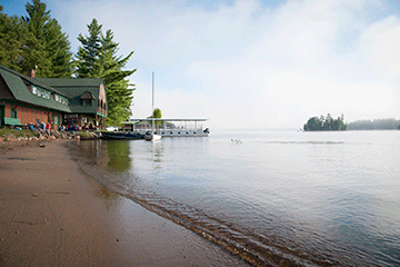 Antlers - view from beach.